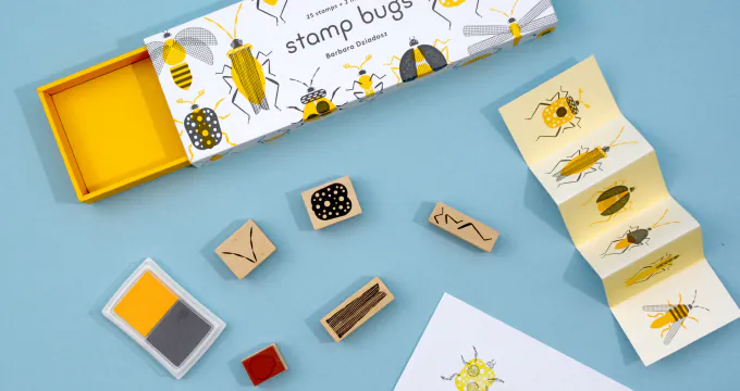 組み合わせ無限大！な昆虫のスタンプセット「stamp bugs」を読む